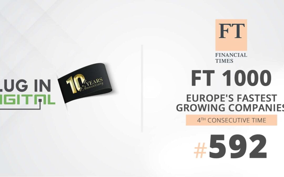 Plug In Digital, part of Europe’s Fastest Growing Companies.